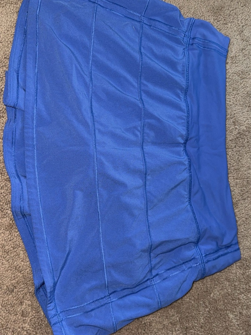 lululemon athletica cobalt blue athletic mini skirt